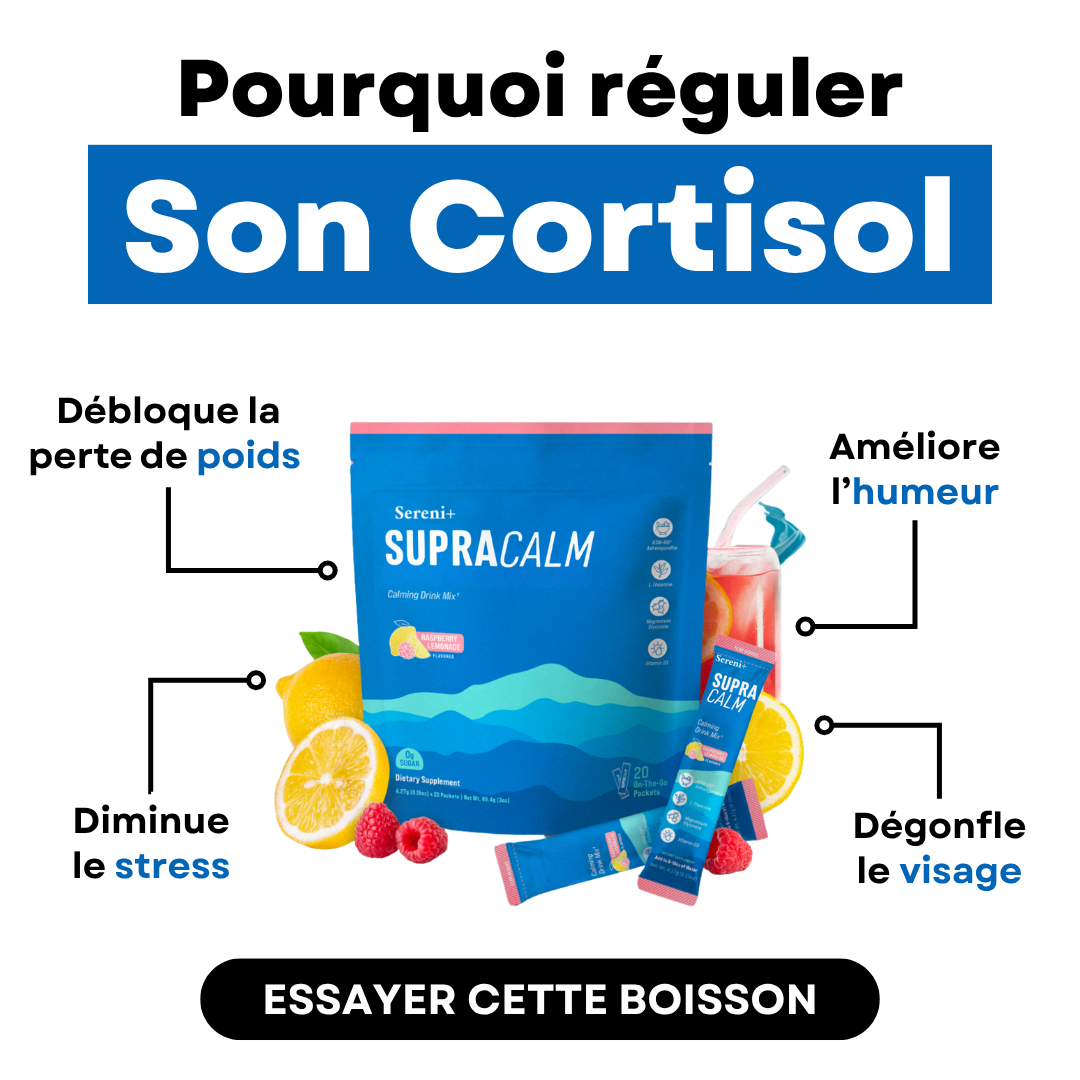 SUPRACALM™ – Dites a dieux au stress quotidien, ventre et visage gonflés